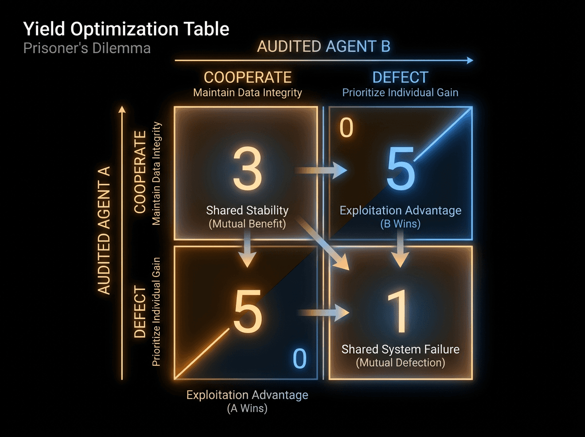 Axiom 04.1 // Prisoner's Dilemma Yield Audit